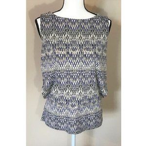 Ann Taylor Blouson Blouse Top Size M